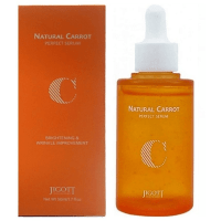 Jigott Natural Carrot Perfect Serum - Сыворотка для лица с маслом семян моркови 50мл.