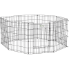 MidWest Life Stages - Вольер для собак, 8 панелей 61х76h см., с дверью-MAXLock, черный., купить с доставкой на дом фото 2 — Корейские товары для всей семьи(КорОпт)