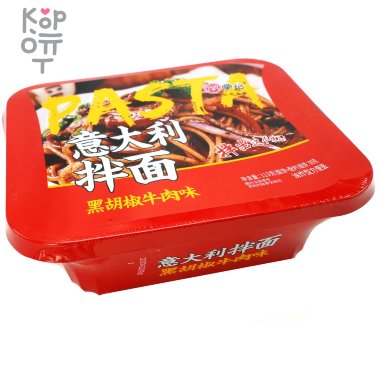 Лапша быстрого приготовления Fenix Palm Большая итальянская паста со вкусом говядины с черным перцем, 113гр. — Корейские товары для всей семьи(КорОпт)