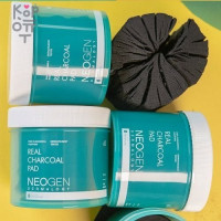 Neogen Real Charcoal Pad - Очищающие пэды с древесным углем 60 шт.(150мл)