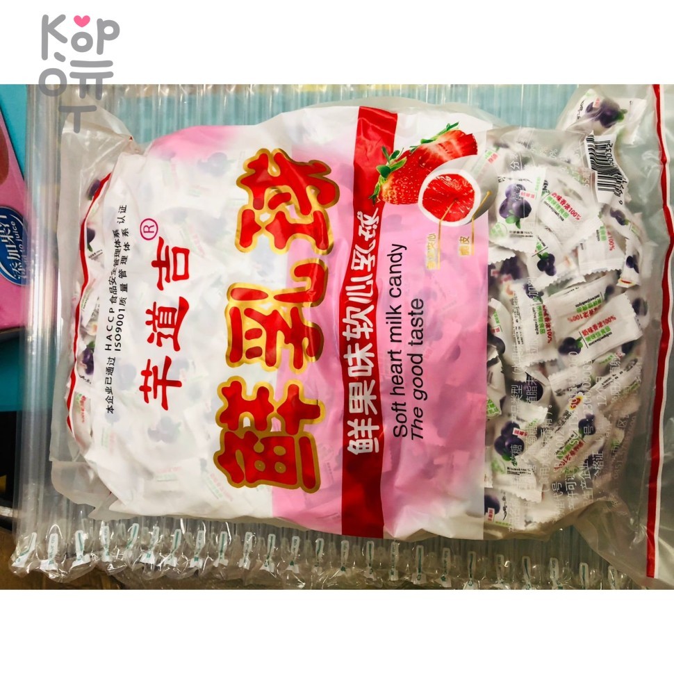 Конфеты с фруктовым вкусом, 6 вкусов, 2,5кг, купить с доставкой на дом фото 1 &mdash; Корейские товары для всей семьи(КорОпт)