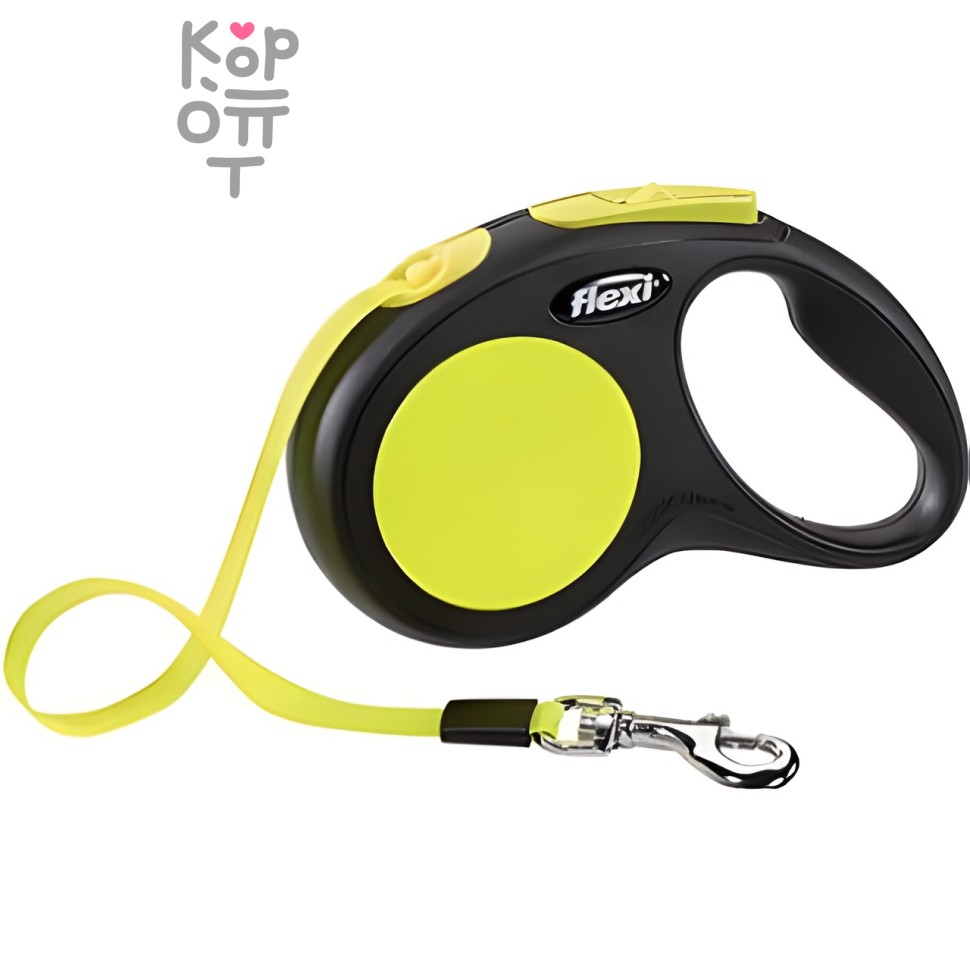 flexi рулетка Neon New Classic S (до 15кг.) лента 5 м