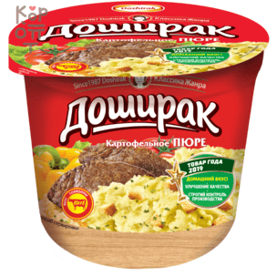 Доширак - Картофельное пюре быстрого приготовления со вкусом мяса 40гр.*24шт. &mdash; Корейские товары для всей семьи(КорОпт)