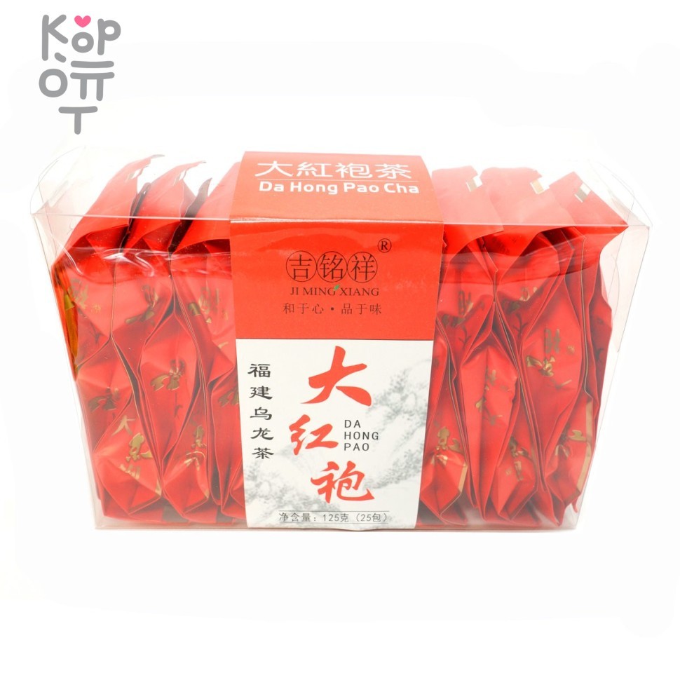Чай Ji Ming Xiang черный, Da Hong Pao, 125гр. (25п.*5гр.), купить с доставкой на дом фото 1 — Корейские товары для всей семьи(КорОпт)