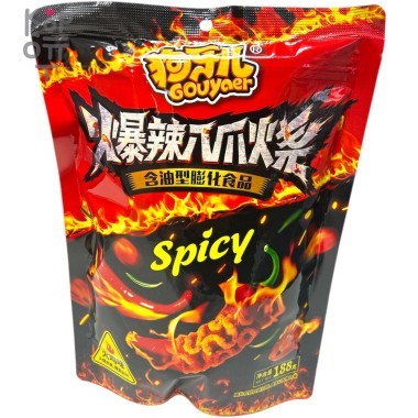 Чипсы Gouyaer Рисовые со вкусом пряных Осьминогов, 188гр. — Корейские товары для всей семьи(КорОпт)