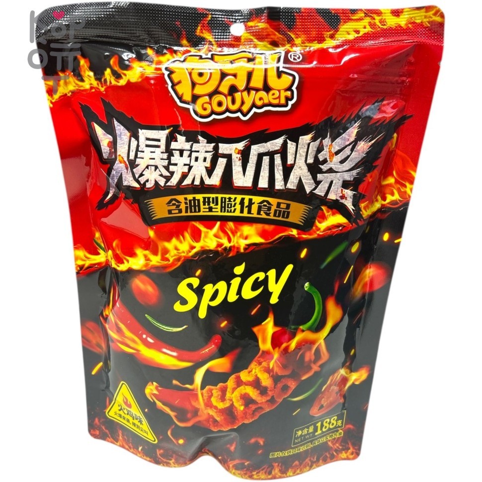 Чипсы Gouyaer Рисовые со вкусом пряных Осьминогов, 188гр., купить с доставкой на дом фото 1 — Корейские товары для всей семьи(КорОпт)