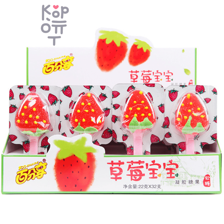 Мармелад в форме клубники Strawberry baby