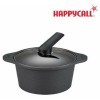 Набор Экологичных облегченных Кастрюль HappyCall Arbor Ceramic Pot 3Р (20см, 24см высокая, 24см пароварка + прихватки), купить с доставкой на дом фото 7 — Корейские товары для всей семьи(КорОпт)
