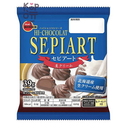 Bourbon Hi Chocolat Sepiart - Шоколадные трюфели со сливочным вкусом