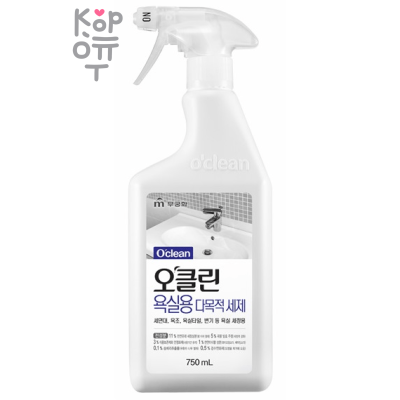 Mukunghwa "O`clean All Purpose Cleaner for Bathroom" - Натуральное экологически безопасное чистящее средство для ванны 750мл.