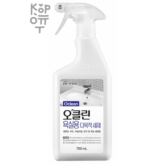 Mukunghwa "O`clean All Purpose Cleaner for Bathroom" - Натуральное экологически безопасное чистящее средство для ванны 750мл.