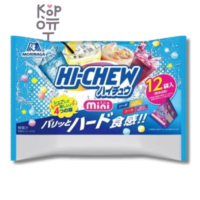 Hi-Chew Mini — Конфеты жевательные 4 вкуса, Morinaga, 120 г