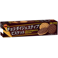 Bourbon Choco Digestive Biscuits- Хрустящее печенье покрытое нежным молочным шоколадом 100гр.