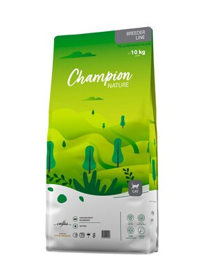 Сухой корм CRAFTIA CHAMPION NATURE SUPER для котят из курицы с черникой 10кг.