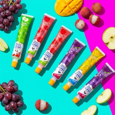 Жидкие конфеты Guodong Toothpaste Pudding 4 вкуса (Виноград, Манго, Личи, Яблоко)