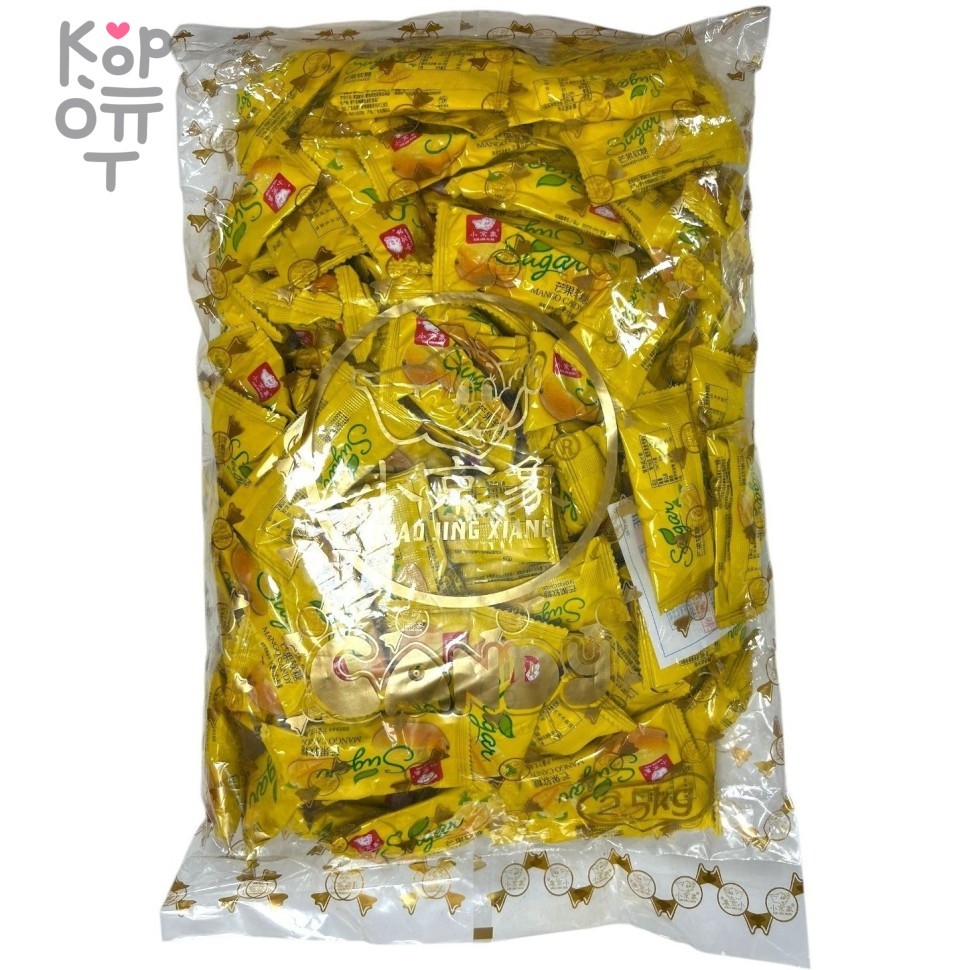 Мармелад Sugar дольки сочного Манго, не видно 2,5кг, купить с доставкой на дом фото 1 — Корейские товары для всей семьи(КорОпт)