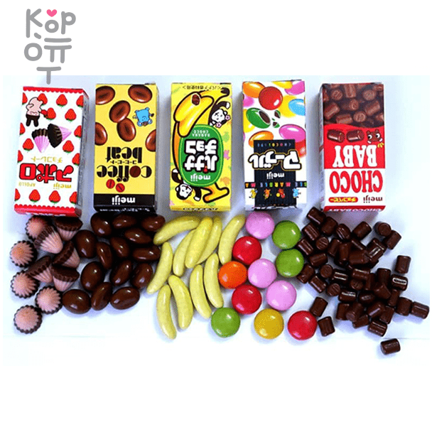 Meiji Candy Petit Assort - Шоколадное ассорти "Большая коллекция из 5 ...