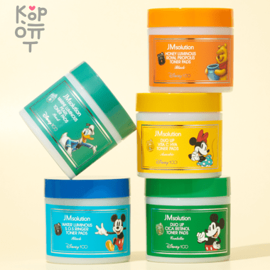 JMsolution Duo Up Toner Pad Disney 100 - Тонер-пэды для лица Дисней 150мл./70шт. — Корейские товары для всей семьи(КорОпт)