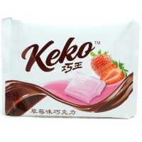 Конфеты шоколадные Kero Chocolate, молочный шоколад со вкусом Клубники