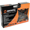 Набор инструментов, 1/2", 1/4", CrV, пластиковый кейс 76 предмета Вихрь, купить с доставкой на дом фото 9 &mdash; Корейские товары для всей семьи(КорОпт)
