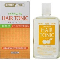 Yanagiya Hair Tonic Тоник для стимуляции роста и предотвращения выпадения волос с ментолом и ароматом цитрусовых 240мл.