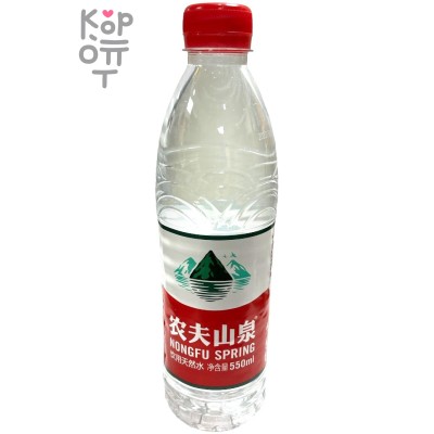 Вода природная Nongfu Spring, негазированная, пластик, 550мл.