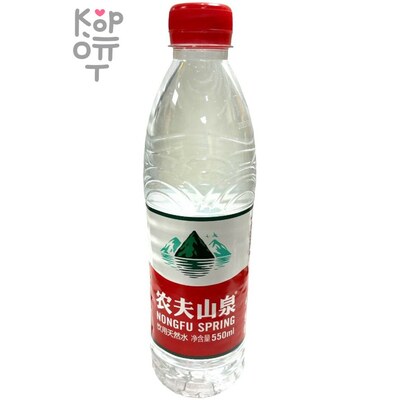 Вода природная Nongfu Spring, негазированная, пластик, 550мл.