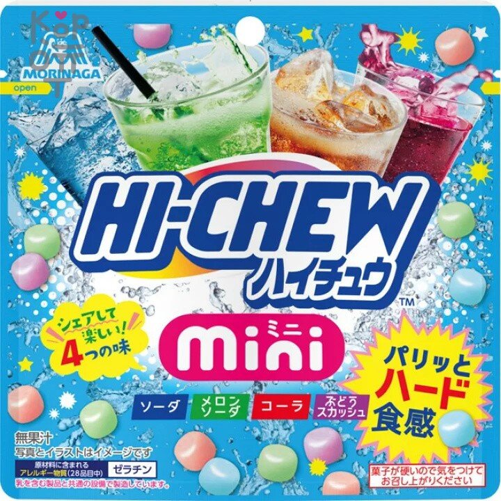 Morinaga Hi-Chew Mini - Конфеты жевательные 4 вкуса 60гр.