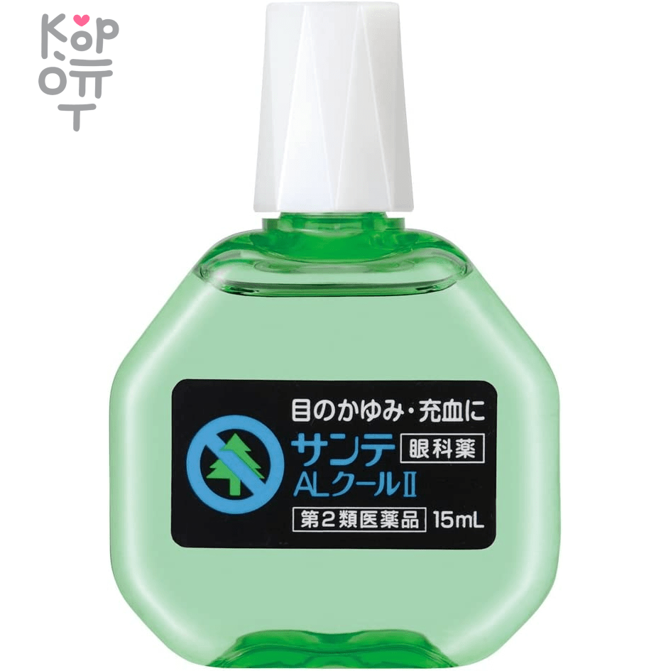 Santen Sante AL Cool Eye Drops - Капли от зуда и покраснении глаз,  вызванных аллергией, охлаждающие, 12мл. по цене 720 руб. в интернет  магазине Корейские товары для всей семьи(КорОпт)