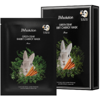 JMsolution Green Dear Rabbit Carrot Mask - Успокаивающая тканевая маска с экстрактом Моркови 30мл. 