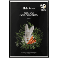 JMsolution Green Dear Rabbit Carrot Mask - Успокаивающая тканевая маска с экстрактом Моркови 30мл. 