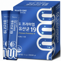 Nutri D-Day Lacto Premium Live Lactobacillus 19 - Пробиотики Живые Лактобактерии, 2гр., Коробка 30шт.