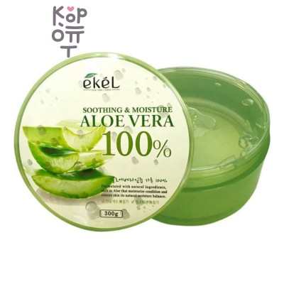 Ekel — Aloe Vera Soothing Gel — Универсальный успокаивающий гель с алоэ вера, 300 г