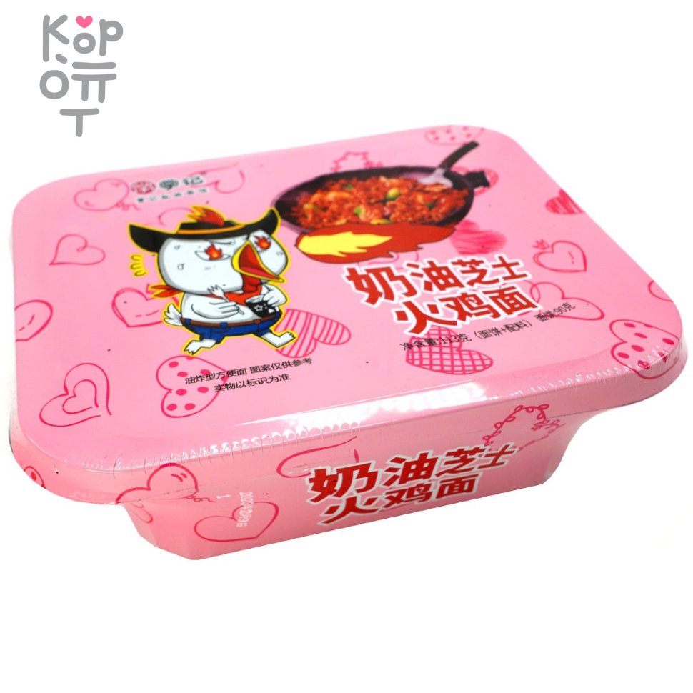 Лапша быстрого приготовления Fenix Palm Жаренная лапша с Индейкой, фаршированная сливочным сыром, 113гр., купить с доставкой на дом фото 1 — Корейские товары для всей семьи(КорОпт)