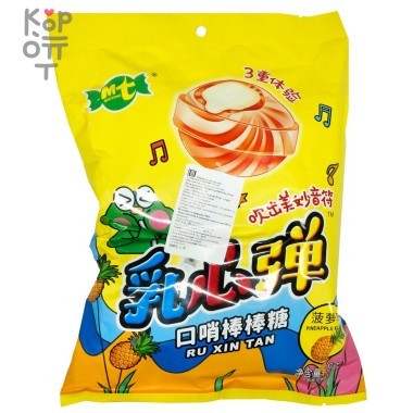 Леденцы RuXinTan Чупа Чупс Свистулька на палочке со вкусом Ананаса, 200гр. — Корейские товары для всей семьи(КорОпт)