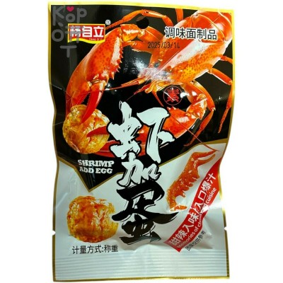 Снэк YangZi Shrimp add Egg - Яйца краба, огненные козявочки