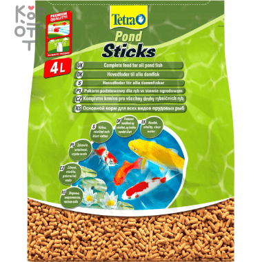 Tetra Pond Sticks корм для прудовых рыб в палочках 4 л &mdash; Корейские товары для всей семьи(КорОпт)