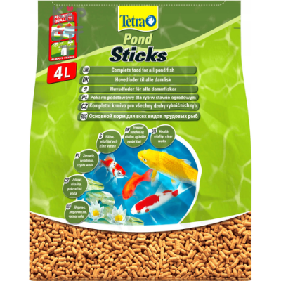 Tetra Pond Sticks корм для прудовых рыб в палочках 4 л