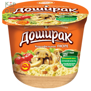 Доширак - Картофельное пюре быстрого приготовления со вкусом грибов 40гр.*24шт.  &mdash; Корейские товары для всей семьи(КорОпт)