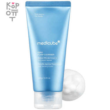 Medicube  Zero Foam Cleanser - Глубокоочищающая пенка для сужения пор с экстрактом Айвы и Апельсина 120гр. &mdash; Корейские товары для всей семьи(КорОпт)