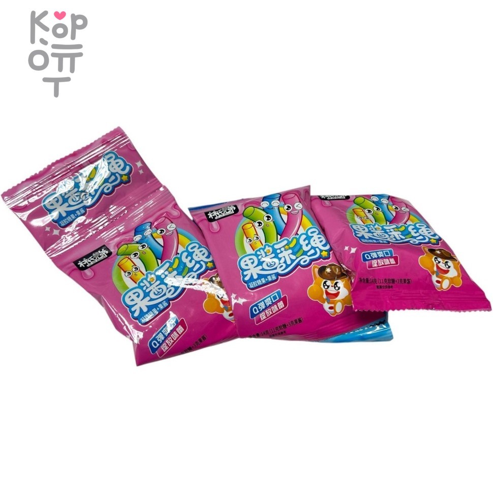 Мармелад жевательный Xiang Pitang Фруктовые палочки на ленте, купить с доставкой на дом фото 1 &mdash; Корейские товары для всей семьи(КорОпт)