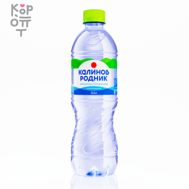 Калинов Родник - Минеральная питьевая вода негазированная 0,5л. &mdash; Корейские товары для всей семьи(КорОпт)