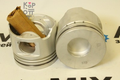 Поршни двигателя 1HDT LATE ALFIN 46268A 13101-17040 d-42mm 2 / 2 / 4 STD (к-т 6шт) IZUMI Red