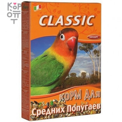 FIORY корм для средних попугаев Classic 650 г