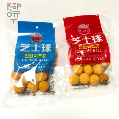 Снэк сырные шарики в корейском стиле Ziqinyuan, 30гр.