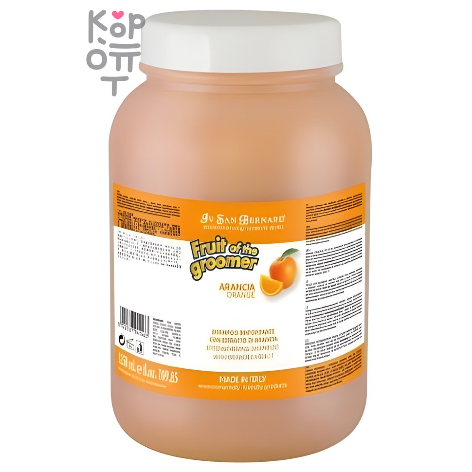 ISB Fruit of the Grommer Orange Шампунь для слабой выпадающей шерсти с силиконом 3,25л.