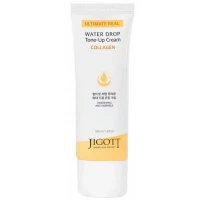 Jigott Ultimate Real Collagen Water Drop Tone Up Cream - Тонизирующий крем для лица с коллагеном 50мл.