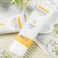 Jigott Ultimate Real Collagen Water Drop Tone Up Cream - Тонизирующий крем для лица с коллагеном 50мл.