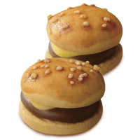 Bourbon Every Burger - Симпатичный гамбургер, с молочным шоколадом между хрустящими печеньями, 66гр.