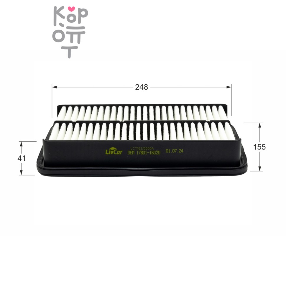 LIVCAR AIR FILTER LCT162/0000A / Воздушный фильтр